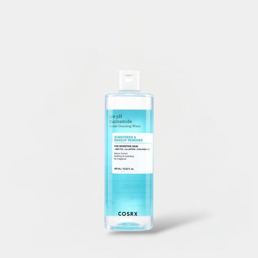 Cosrx Low pH Niacinamide Micellar Cleansing Water 400ml ماء تنظيف ميسيلار النياسيناميد منخفض الحموضة من كوسركس - Princess Cosmetics Qatar