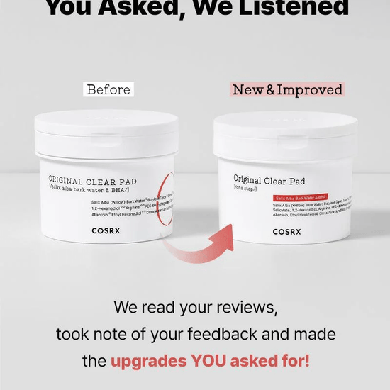 Cosrx One Step Original Clear Pad (70 Pads) وسادة كوسركس الشفافة الأصلية بخطوة واحدة - Princess Cosmetics Qatar