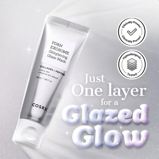 Cosrx PDRN Exosome Skinplaning Glaze Mask 50ml كوسركس قناع تلميع البشرة من إكسوزوم PDRN - Princess Cosmetics Qatar