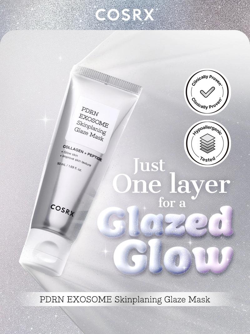 Cosrx PDRN Exosome Skinplaning Glaze Mask 50ml كوسركس قناع تلميع البشرة من إكسوزوم PDRN - Princess Cosmetics Qatar