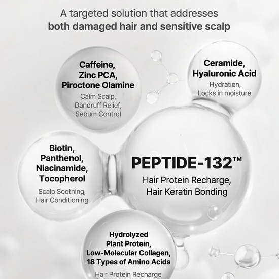 Cosrx Peptide - 132 Ultra Perfect Hair Bonding Shampoo 200ml شامبو كوسركس ببتيد - 132 ألترا بيرفكت لربط الشعر - Princess Cosmetics Qatar