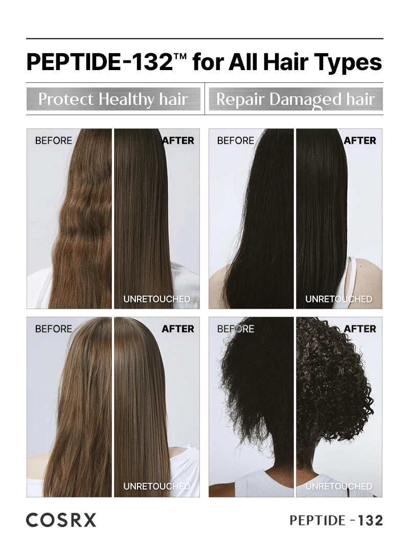 Cosrx Peptide - 132 Ultra Perfect Hair Bonding Treatment 120ml علاج ربط الشعر المثالي من كوسركس ببتيد - 132 - Princess Cosmetics Qatar