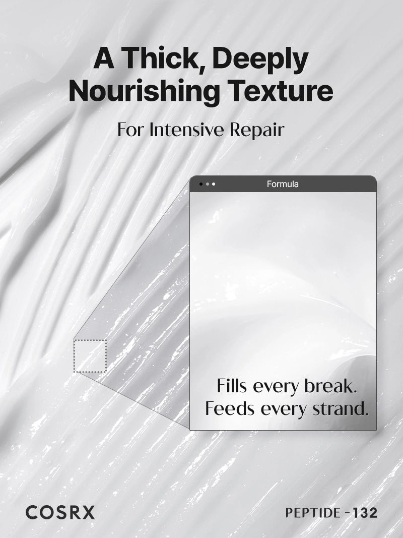 Cosrx Peptide - 132 Ultra Perfect Hair Bonding Treatment 120ml علاج ربط الشعر المثالي من كوسركس ببتيد - 132 - Princess Cosmetics Qatar