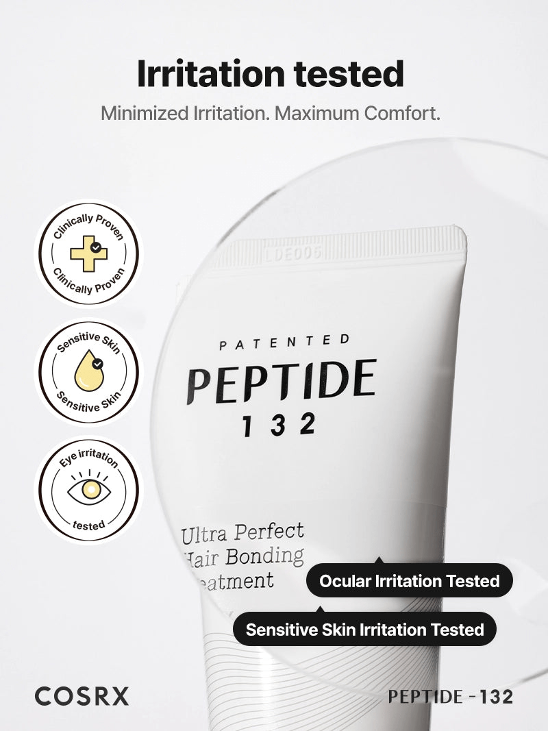 Cosrx Peptide - 132 Ultra Perfect Hair Bonding Treatment 120ml علاج ربط الشعر المثالي من كوسركس ببتيد - 132 - Princess Cosmetics Qatar