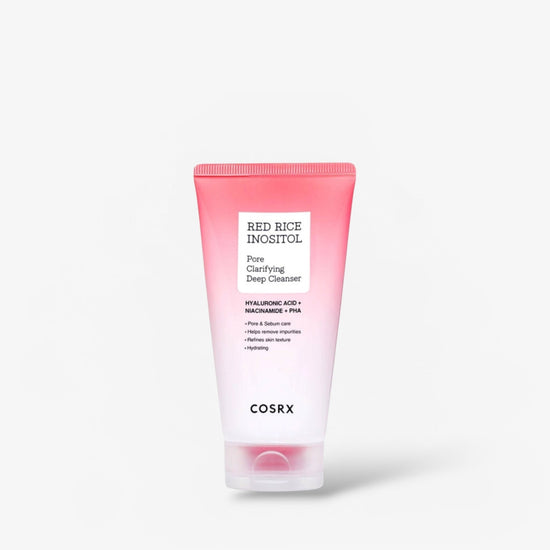 Cosrx Red Rice Inositol Pore Clarifying Deep Cleanser 150ml غسول كوسركس لتنظيف المسام بعمق مع إينوزيتول الأرز الأحمر - Princess Cosmetics Qatar