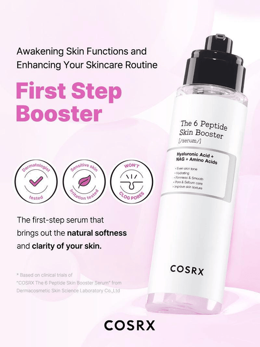 Cosrx The 6 Peptide Skin Booster Serum 150ml سيروم كوسركس ذا 6 ببتيد المعزز للبشرة - Princess Cosmetics Qatar
