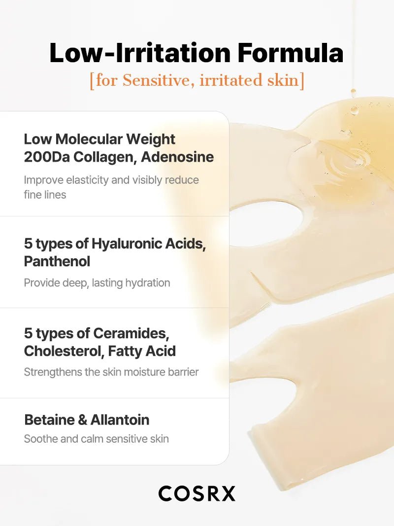 Cosrx The Alpha - Arbutin Discoloration Care Hydrogel Mask (1 Sheet) قناع هيدروجيل للعناية بتغير لون البشرة من كوسركس، ألفا أربوتين - Princess Cosmetics Qatar