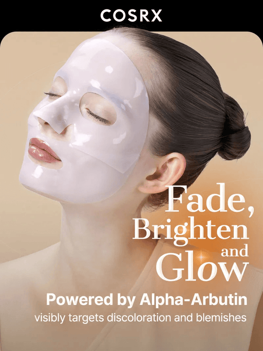 Cosrx The Alpha - Arbutin Discoloration Care Hydrogel Mask (1 Sheet) قناع هيدروجيل للعناية بتغير لون البشرة من كوسركس، ألفا أربوتين - Princess Cosmetics Qatar