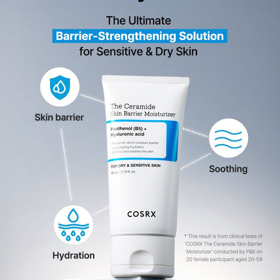 Cosrx The Ceramide Skin Barrier Moisturizer 80ml مرطب كوسركس ذا سيراميد سكين بارير - Princess Cosmetics Qatar