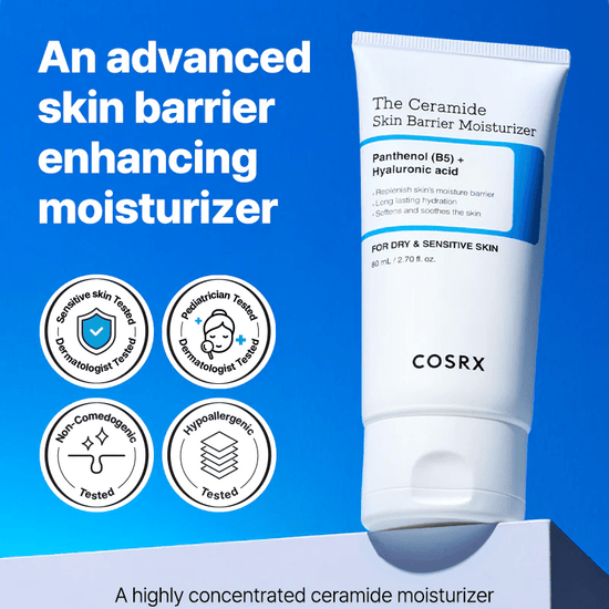 Cosrx The Ceramide Skin Barrier Moisturizer 80ml مرطب كوسركس ذا سيراميد سكين بارير - Princess Cosmetics Qatar