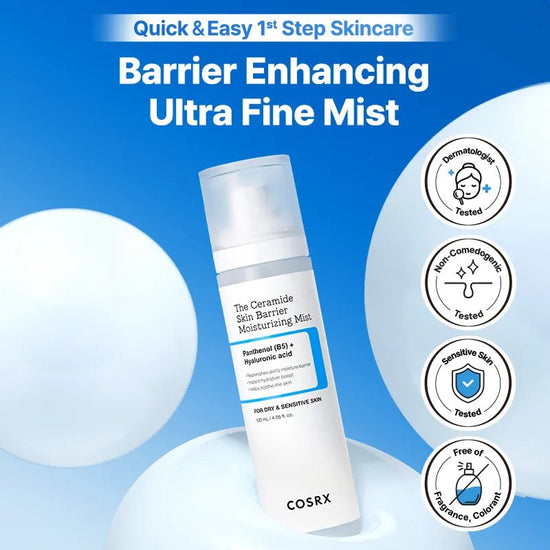 Cosrx The Ceramide Skin Barrier Moisturizing Mist 120ml رذاذ مرطب للبشرة من كوسركس، السيراميد - Princess Cosmetics Qatar