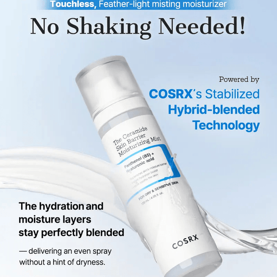 Cosrx The Ceramide Skin Barrier Moisturizing Mist 120ml رذاذ مرطب للبشرة من كوسركس، السيراميد - Princess Cosmetics Qatar