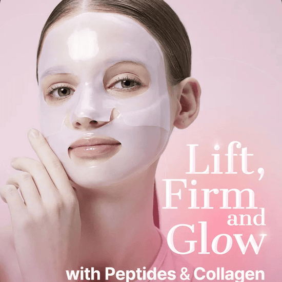 Cosrx The Peptide Collagen Lifting Glow Hydrogel Mask (1 Sheet) قناع هيدروجيل لرفع وتوهج الكولاجين من كوسركس - Princess Cosmetics Qatar