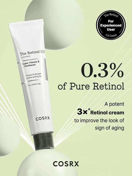 Cosrx The Retinol 0.3 Cream 20ml كريم الريتينول 0.3 من كوسركس - Princess Cosmetics Qatar