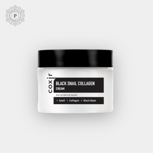 Coxir Black Snail Collagen Cream 30ml. كريم الكولاجين من الحلزون الأسود من كوسير 30 مل - Princess Cosmetics Qatar