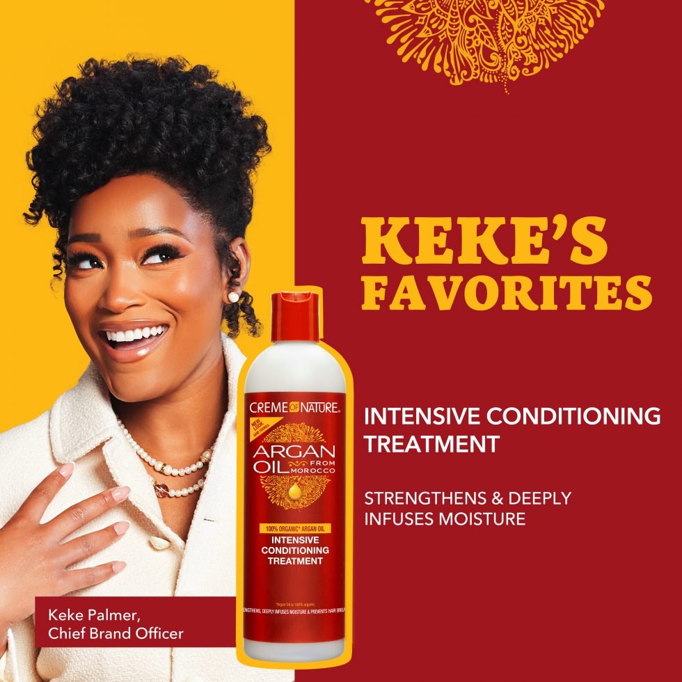 Creme of Nature Argan Oil Intensive Conditioning Treatment 354ml كريم أوف نيتشر - علاج الترطيب المكثف بزيت الأرغان - Princess Cosmetics Qatar