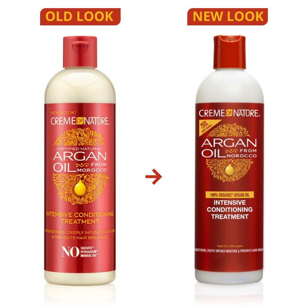 Creme of Nature Argan Oil Intensive Conditioning Treatment 354ml كريم أوف نيتشر - علاج الترطيب المكثف بزيت الأرغان - Princess Cosmetics Qatar