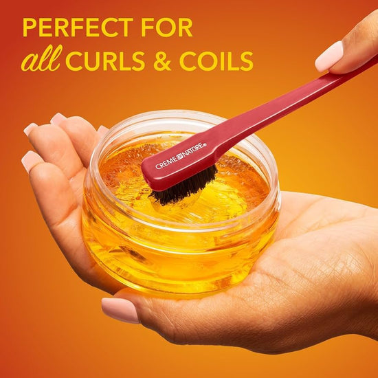Creme of Nature Argan Oil Perfect Edges Firm Hold Gel 2.25oz كريم أوف نيتشر جل الأرغان لتثبيت حواف الشعر بثبات قوي - Princess Cosmetics Qatar