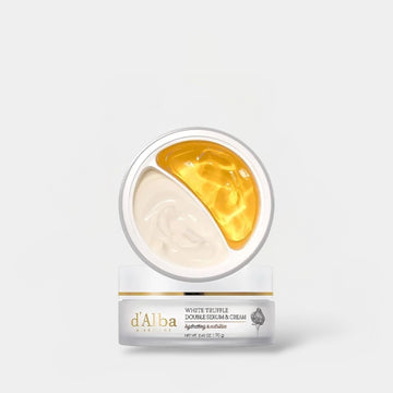 d'Alba White Truffle Double Serum & Cream 70g دالبا وايت ترفل سيروم وكريم مزدوج - Princess Cosmetics Qatar
