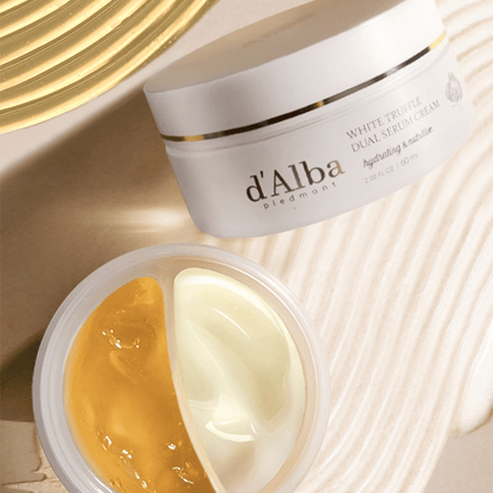 d'Alba White Truffle Double Serum & Cream 70g. مصل وكريم دبل ألبا وايت ترافل 70 جرام - Princess Cosmetics Qatar