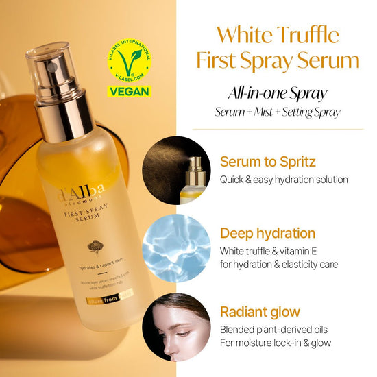 d’Alba White Truffle First Spray Serum 100ml. سيروم رذاذ أولي من دالبا وايت ترافل 100 مل - Princess Cosmetics Qatar