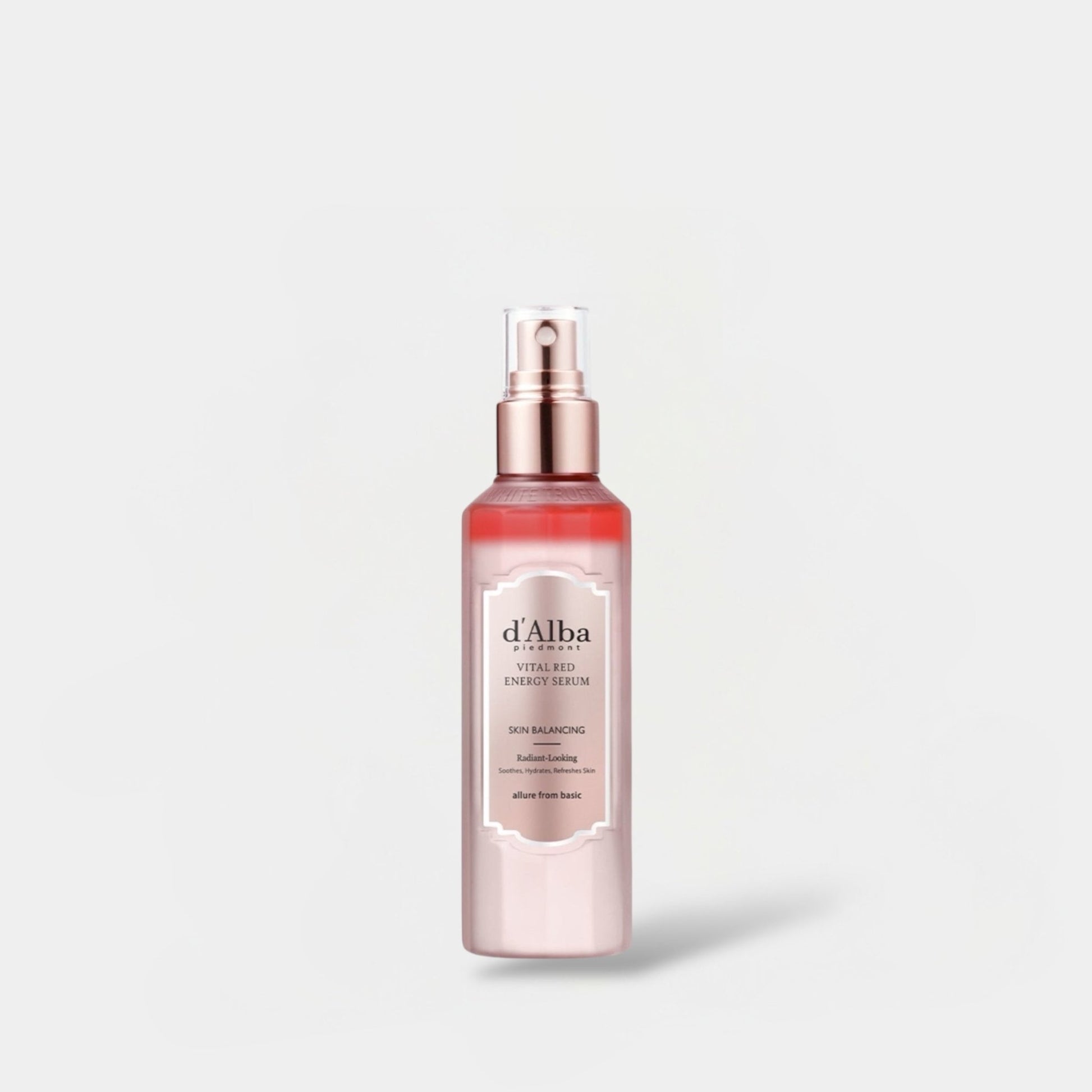 d’Alba White Truffle Vital Red Energy Serum 160ml سيروم الطاقة الأحمر الحيوي بالكمأة البيضاء - Princess Cosmetics Qatar