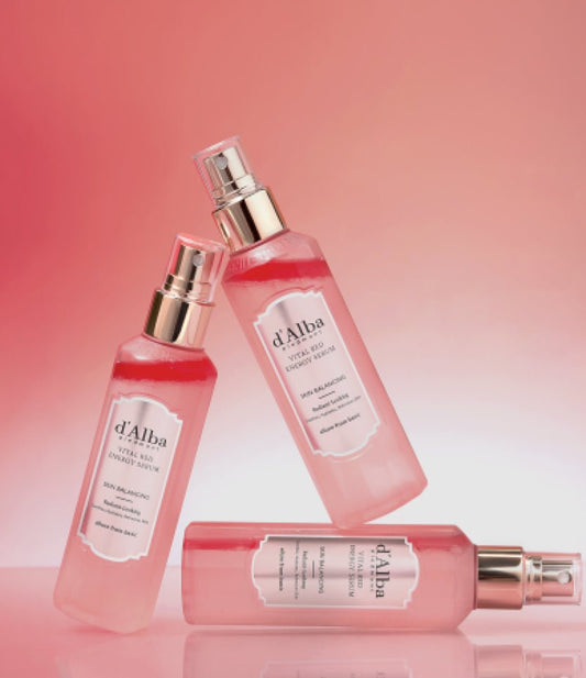 d’Alba White Truffle Vital Red Energy Serum 160ml سيروم الطاقة الأحمر الحيوي بالكمأة البيضاء - Princess Cosmetics Qatar