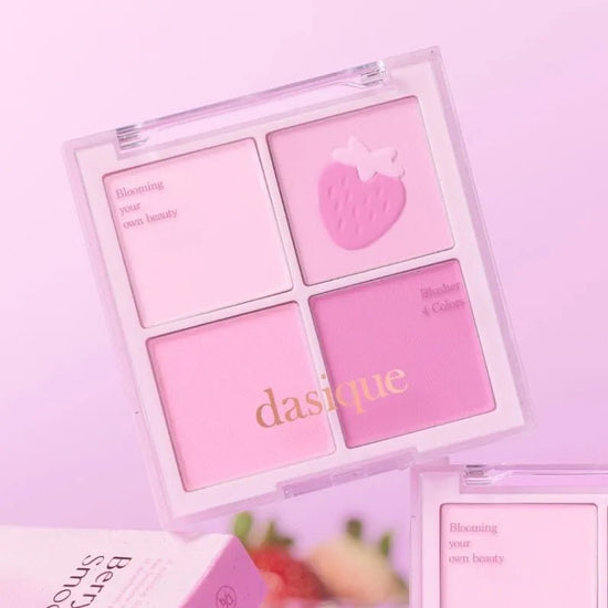 DASIQUE Blending Mood Cheek No.Berry Smoothie 11g. مشروب ديسكو موود شيك بنكهة التوت الأزرق 11 جرام - Princess Cosmetics Qatar