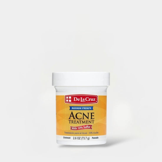 De La Cruz Acne Treatment Maximum Strength with 10% Sulfur 73.7g علاج حب الشباب دي لا كروز بأقصى قوة مع 10% كبريت - Princess Cosmetics Qatar