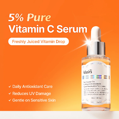 dear Klairs Vita C Vitamin Drop 35ml عزيزتي قطرات فيتامين كليرز فيتا سي - Princess Cosmetics Qatar