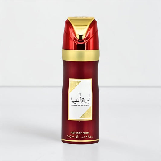 Deo Ameerat Al Arab Red 200ml ديو أميرات العرب الأحمر - Princess Cosmetics Qatar