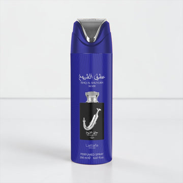 Deo Ishq Al Shuyukh Silver 200ml ديو عشق الشيوخ سيلفر - Princess Cosmetics Qatar
