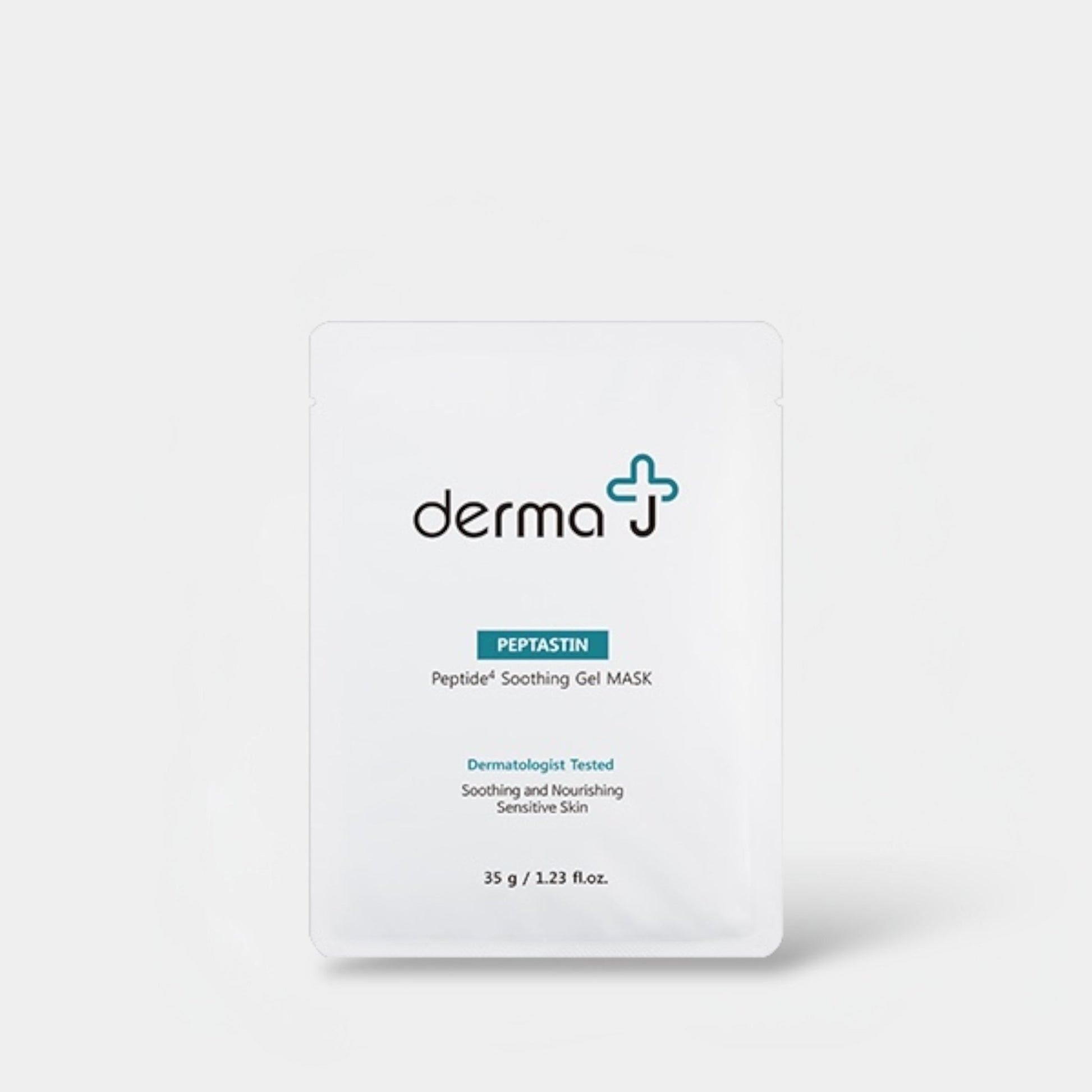 Derma J Peptastin Peptide Soothing Gel Mask (1 Sheet) قناع جل مهدئ ببتيد بيبتاستين من ديرما جيه - Princess Cosmetics Qatar