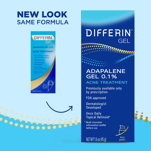 Differin Acne Treatment Gel WITH PUMP 45g جل ديفرين لعلاج حب الشباب مع مضخة - Princess Cosmetics Qatar