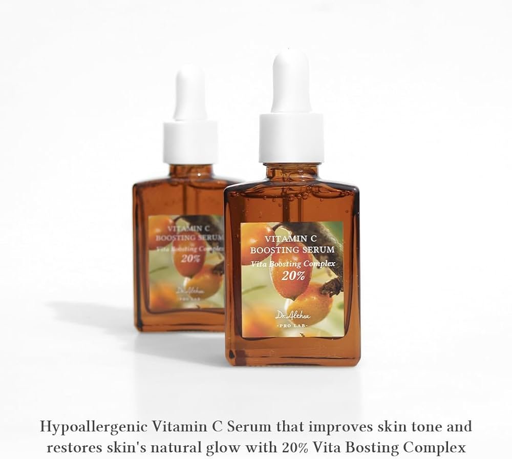 Dr. Althea 20% Vitamin C Boosting Serum 30ml. سيروم فيتامين سي المعزز للبشرة من دكتور ألثيا 30 مل - Princess Cosmetics Qatar