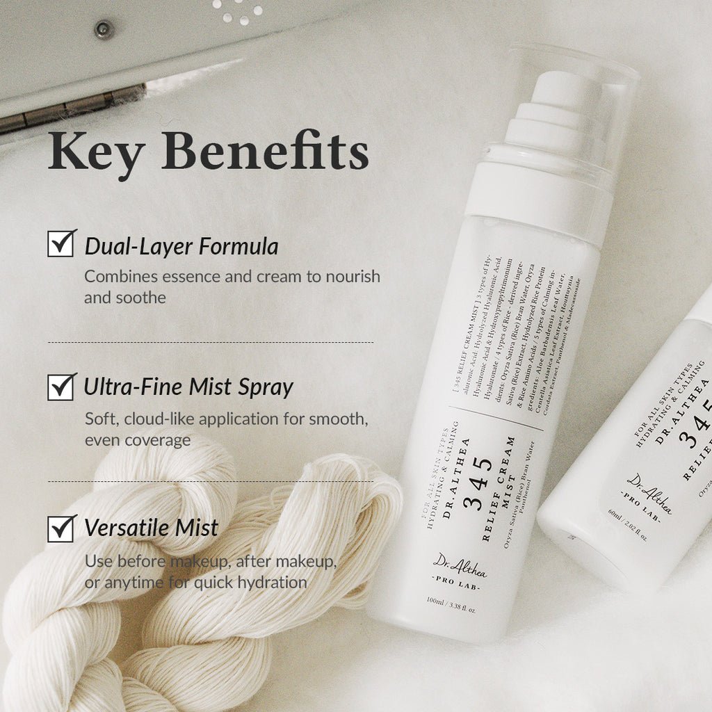 Dr. Althea 345 Relief Cream Mist 100ml رذاذ كريم دكتور ألثيا 345 للتخفيف من الألم - Princess Cosmetics Qatar