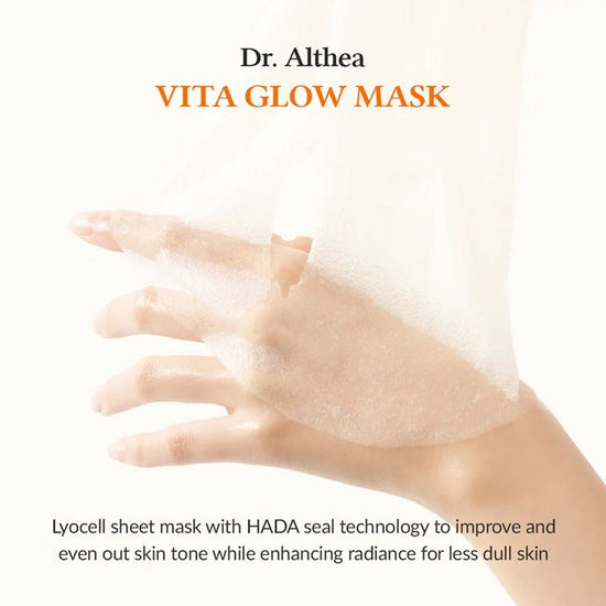 Dr. Althea Vita Glow Mask (1 Sheet) دكتور ألثيا فيتا جلو ماسك - Princess Cosmetics Qatar