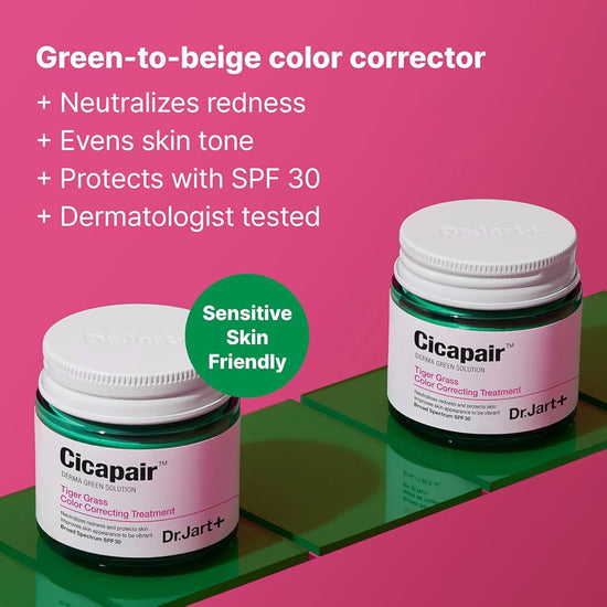 Dr. Jart+ Cicapair Tiger Grass Color Correcting Treatment 50ml علاج تصحيح لون الشعر بخلاصة عشبة النمر من دكتور جارت+ سيكابير - Princess Cosmetics Qatar