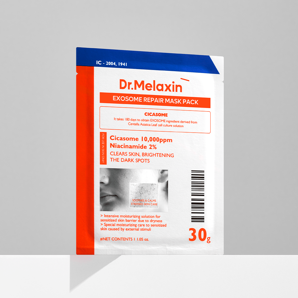 Dr. Melaxin Exosome Repair Mask (1 Sheet) قناع دكتور ميلاكسين لإصلاح الإكسوسوم - Princess Cosmetics Qatar
