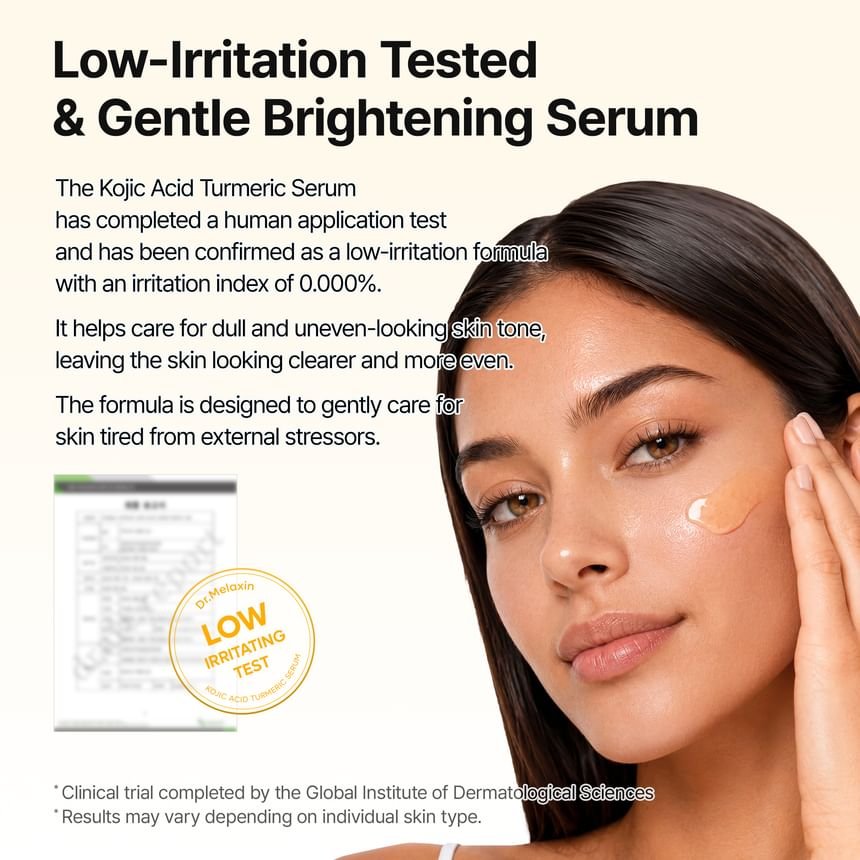Dr. Melaxin Kojic Acid Turmeric Serum 50ml د. ميلاكسين سيروم حمض الكوجيك والكركم - Princess Cosmetics Qatar