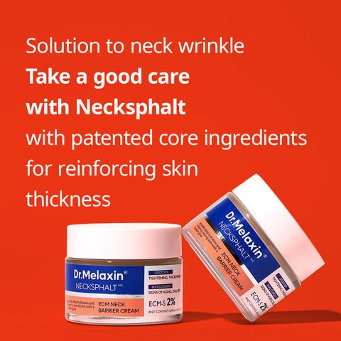 Dr. Melaxin Necksphalt ECM Neck Barrier Cream 50ml كريم دكتور ميلاكسين نيكسفالت ECM لحاجز الرقبة - Princess Cosmetics Qatar