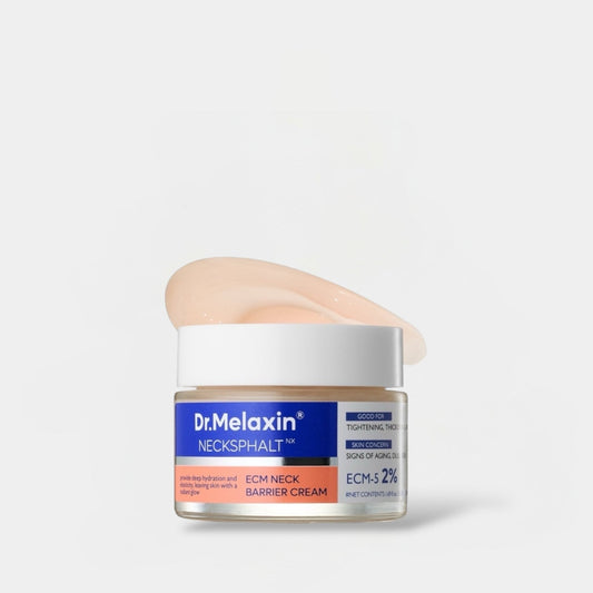 Dr. Melaxin Necksphalt ECM Neck Barrier Cream 50ml كريم دكتور ميلاكسين نيكسفالت ECM لحاجز الرقبة - Princess Cosmetics Qatar