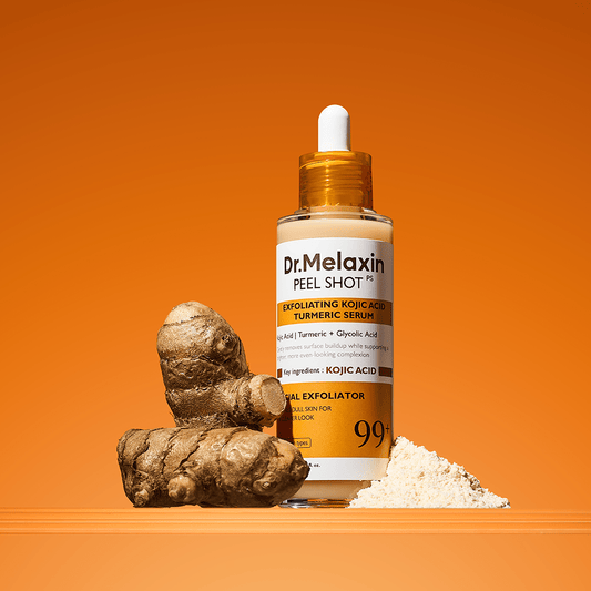 Dr. Melaxin Peel Shot Exfoliating Kojic Acid Turmeric Serum 80ml سيروم دكتور ميلاكسين بيل شوت المقشر بحمض الكوجيك والكركم - Princess Cosmetics Qatar