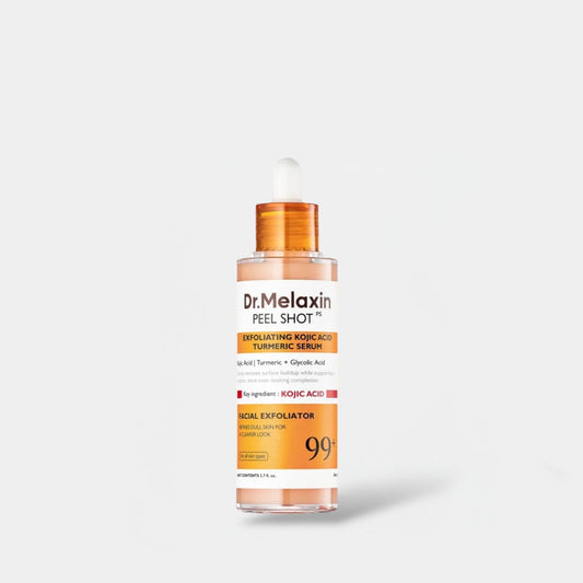 Dr. Melaxin Peel Shot Exfoliating Kojic Acid Turmeric Serum 80ml سيروم دكتور ميلاكسين بيل شوت المقشر بحمض الكوجيك والكركم - Princess Cosmetics Qatar