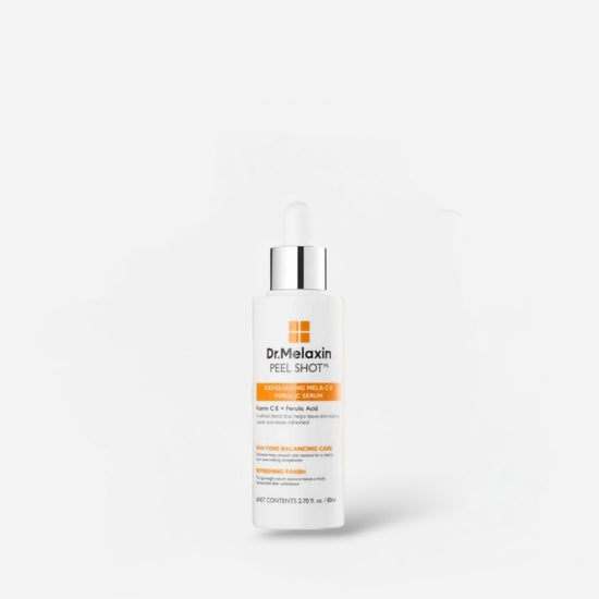 Dr. Melaxin Peel Shot Exfoliating Mela-CE Ferulic Serum 80ml د. ميلاكسين سيروم بيل شوت المقشر ميلا-سي إي بحمض الفيروليك - Princess Cosmetics Qatar
