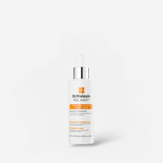 Dr. Melaxin Peel Shot Exfoliating Mela-CE Ferulic Serum 80ml د. ميلاكسين سيروم بيل شوت المقشر ميلا-سي إي بحمض الفيروليك - Princess Cosmetics Qatar