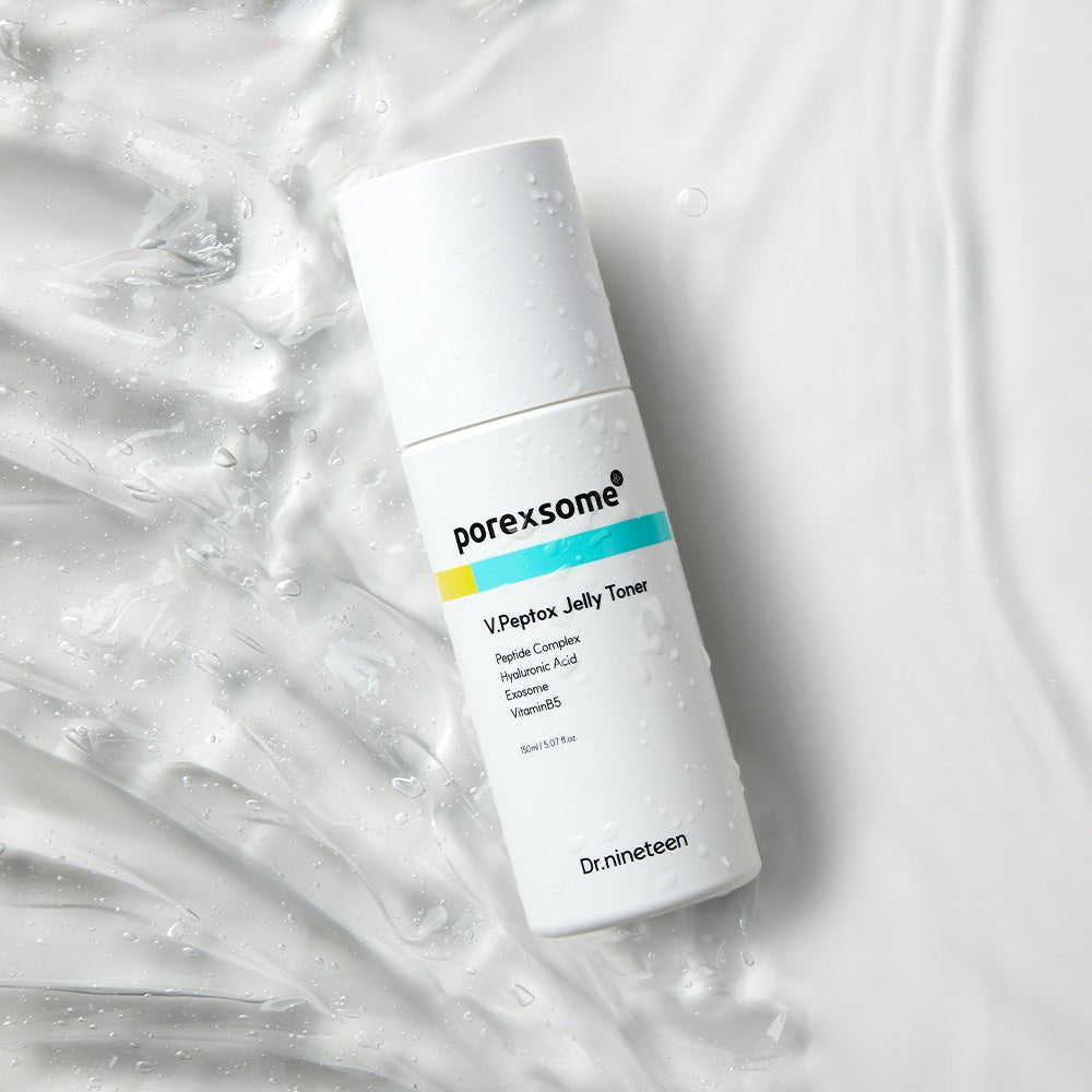 Dr. Nineteen PoreXsome V.Peptox Jelly Toner 150ml تونر جيلي من دكتور ناينتين بور إكسوم في. بيبتوكس - Princess Cosmetics Qatar