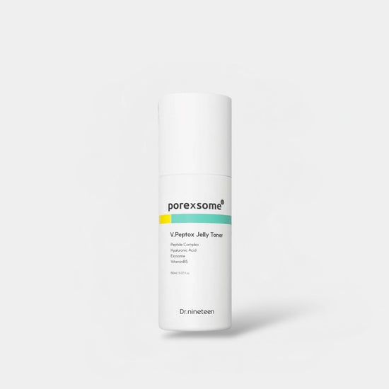 Dr. Nineteen PoreXsome V.Peptox Jelly Toner 150ml تونر جيلي من دكتور ناينتين بور إكسوم في. بيبتوكس - Princess Cosmetics Qatar