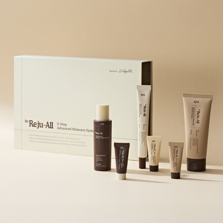 Dr. Reju - All 3 - Step Advanced Skincare System (6ea) نظام دكتور ريجو - أول للعناية المتقدمة بالبشرة المكون من 3 خطوات - Princess Cosmetics Qatar