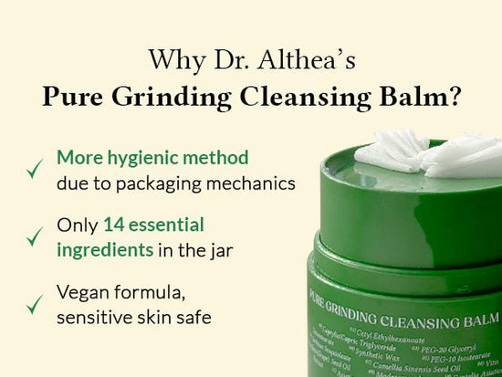 Dr.Althea Pure Grinding Cleansing Balm 50ml. بلسم التنظيف النقي من دكتور ألثيا 50 مل - Princess Cosmetics Qatar